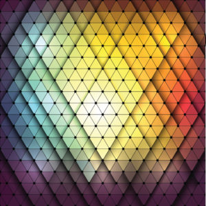 Colorful abstract polygon and Geometric background.Vector illustration