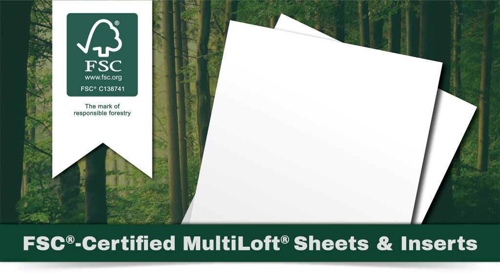 FSC® certified sheets