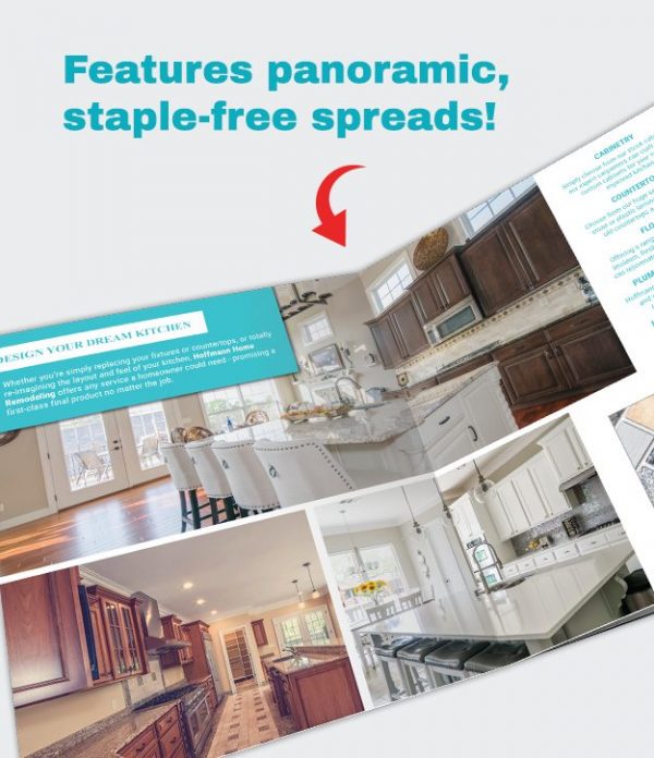 TRU-Flat booklet sample featuring interior remodeling services